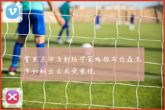 霍里点评马刺防守策略称布伦森末节如蛇出击未受重视